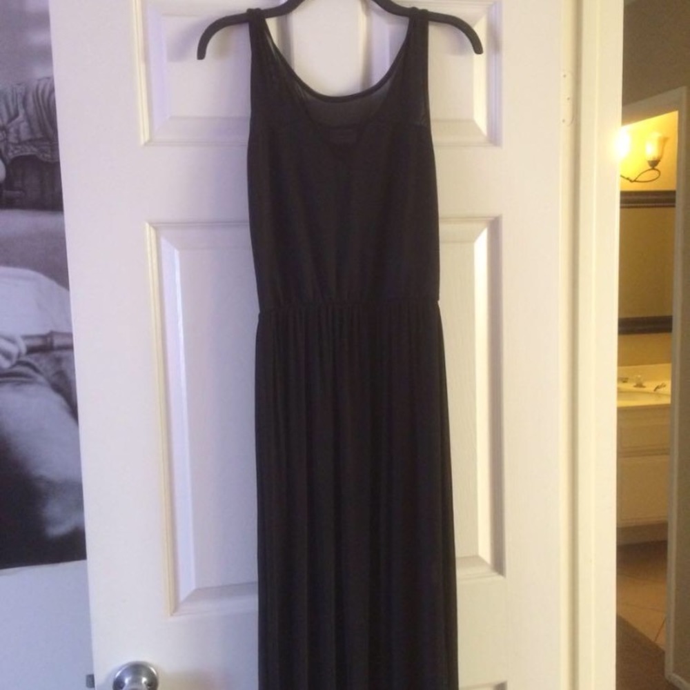 Black chiffon maxi dress from PAC Sun